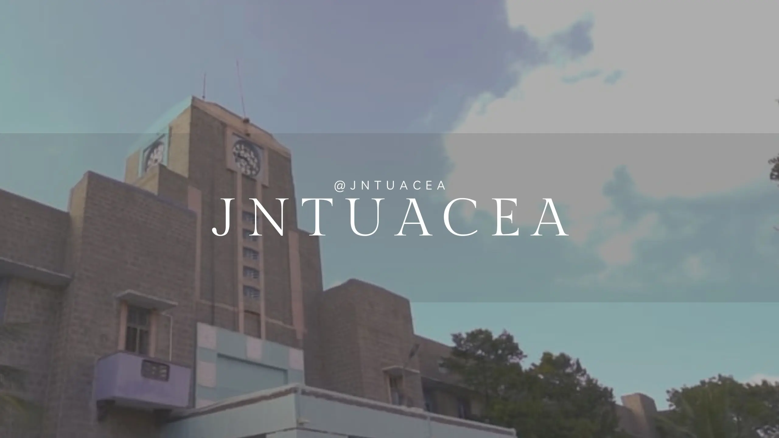 JNTUA CEA Main Building